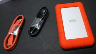 SHOCK  RESISTANCE!~ Lacie  Rugged usb-C 1TB