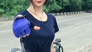 cute biker girl 😍