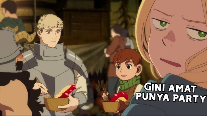 Menolong Teman Belakangan Makan Nomor 1 - Review Anime Dungeon Meshi