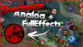 Full Effects Sharingan Analog! | How to get SHARINGAN ANALOG in Mobile Legends? [Analog Controller]