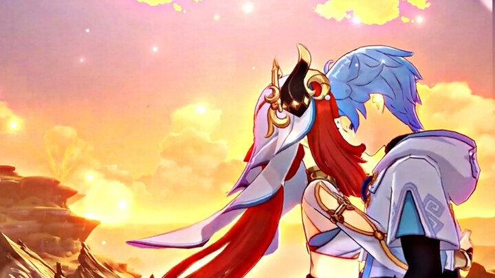 As the sun sets at dusk, let’s dance together with Teyvat!