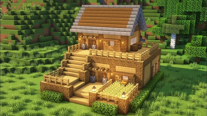 [Minecraft] Building tutorial: quickly build a perfect survival cabin