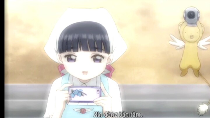 Tomoyo với Kero kiểu: Mặc kệ bọn mình hai bạn cứ tiếp tục