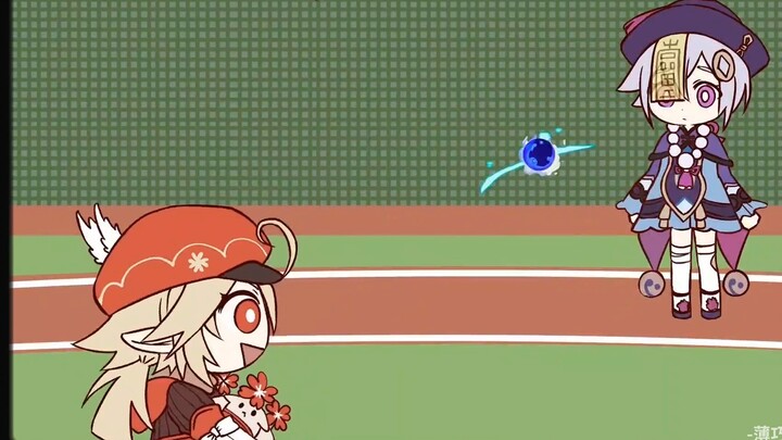 [Genshin Impact Small Animation] お て ん ば Wild Ball Girl - Mond VS Liyue