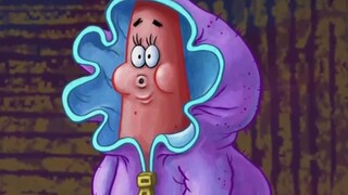 SpongeBob bị mất một tay và Patrick đã lắp cho anh ấy một cánh tay siêu cơ bắp