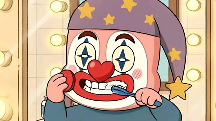 Zeltinck se lava los dientes