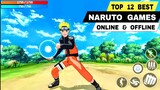 Top 12 Best NARUTO games (Online / Offline) For Android iOS | Official or Fan Made