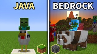 30 ĐIỂM KHÁC BIỆT Giữa Minecraft JAVA và BEDROCK EDITION