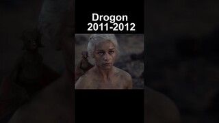 Game of Thrones Evolution of Drogon #Shorts #EvolutionGameofThrones #EvolutionDrogon