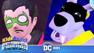 Kids React: DC Super Friends | Alone in the Batcave | @DC Kids