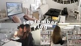 september vlog 🧸 boyfriend's birthday, manga, roblox and needle felting