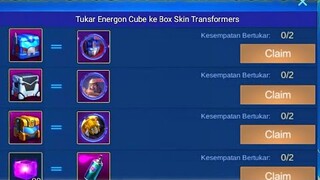 NEW! EXCHANGE TO FREE TRANSFORMERS SKIN - NEW EVENT FREE SKIN MLBB - TRANSFORMERS EVENT ML