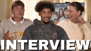 KRASS KLASSENFAHRT - DER KINOFILM Interview mit Jonas Ems, Jonas Wuttke, Sydney Amoo & Vivien König