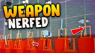 NEW* EVENT Weapons NERFED!?  in Roblox Islands (Skyblock)