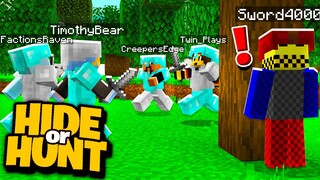 STALKING this Minecraft Player to a HUGE BATTLE! - Hide Or Hunt #2