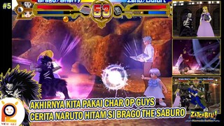 #5 Char Paling OP Parah, Cerita Lengkap Naruto Hitam Si Brago The Saburo, Combo Damage Gak Ngotak!