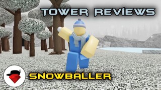 Snowballer: Back ON SALE! (All Upgrades) | Tower Reviews | Tower Battles [ROBLOX]