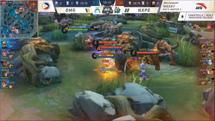 MPL-PH S8 NXPE VS OMG DOGIE FIRST SAVAGE SA MPL!