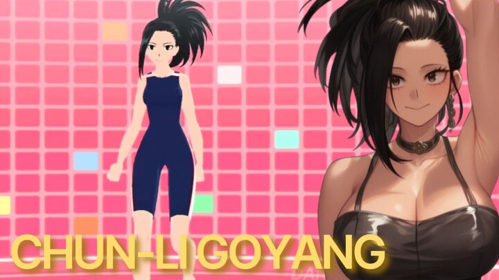 Yaomomo-chan mode pakaian renang sekolah lagi bergoyang 🥵💦 - MMD