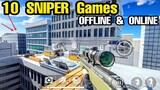 Top 10 SNIPER SHOOTING Games HIGH GRAPHIC for Android & iOS  (OFFLINE & ONLINE) Part 1