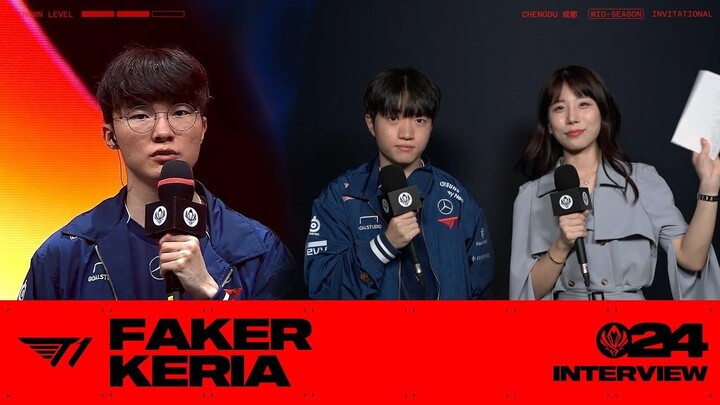 [VIETSUB] PHỎNG VẤN FAKER 01.05.2024 - T1 2 - 0 EST - T1 AT MSI