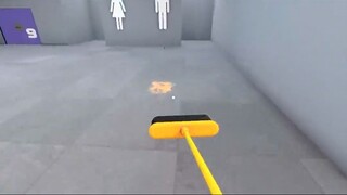 There's a mouse in the cinema and it's taking a shower!