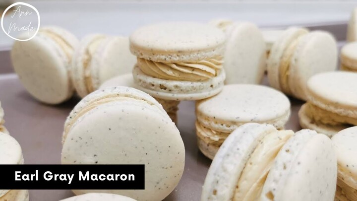 เอิร์ลเกรย์ มาการอง Earl Gray Macaron | AnnMade