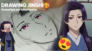 INGFOKAN CWEK FETISH RACUN 💀||DRAWING JINSHI KUSURIYA NO HITORIGOTO