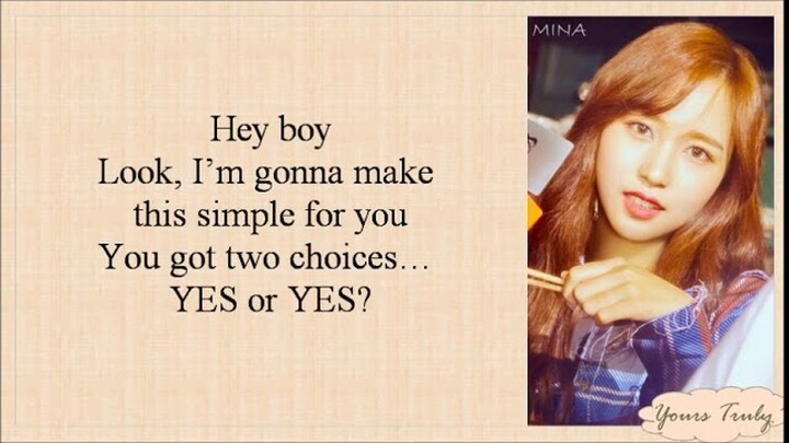 TWICE (트와이스) - YES or YES (Easy Lyrics)