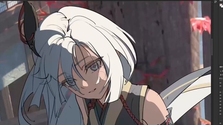 Kulit berbentuk gadis "Genshin Impact" Shen He! Kualitas 3A- "Lost Abyss"