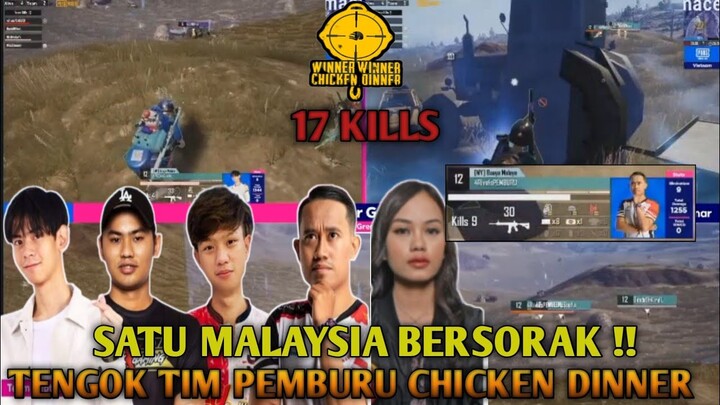 Tim Naeem Buat Satu Malaysia Bersorak !! Pemburu Membawa Tim Buaya Malaya Dapatkan Chiken Dinner