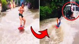 Wakeboarding Ng Pinas Baha Version Pinoy Memes Pinoy Funny Videos 2021 & Kalokohan Compilation