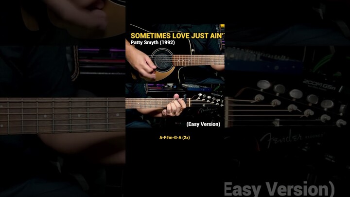 Sometimes Love Just Ain't Enough - Patty Smyth (1992) - Guitar Chords Tutorial Lyrics part 1 SHORTS