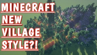 Minecraft New Village Style!!! - [ Minecraft Timelapse - Minecraft Village Transformation ]