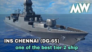 Modern Warships: INS CHENNAI (DG-65) One of the Best tier 2 ship in this game. online match gameplay