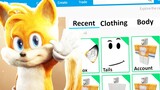 MAKING TAILS SONIC THE HEDGEHOG 2 a ROBLOX ACCOUNT