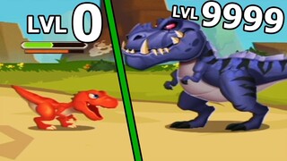 Thời Đại Khủng Long Tiến Hóa T-REX Cắn Nhau Với Trùm Quái Vật - Idle Dino - Top Game Android Ios