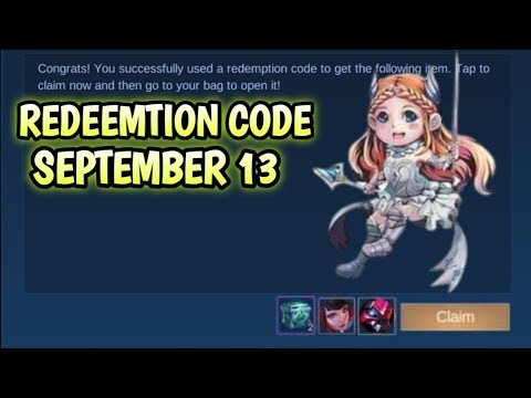 REDEEMTION CODE/ SEPTEMBER 13 2020