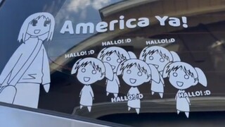 The cutest car stickers in the world 🗿