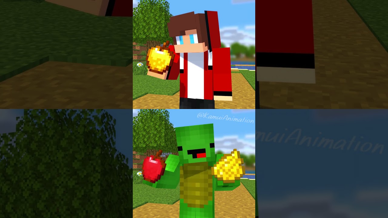 JJ vs Mikey / Good deeds vs Bad deeds 2 - Minecraft Animation #shorts # minecraft #maizen - BiliBili