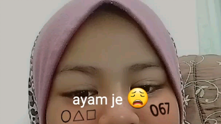 gambau dah takde yg lain semua tak pakai filter 😭