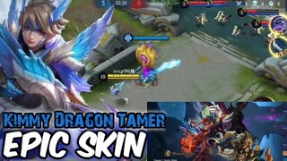 GETTING KIMMY "DRAGON TAMER" EPIC SKIN | SKILLS EFFECT | MOBILE LEGENDS