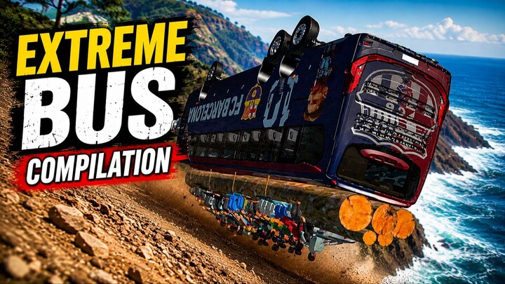 Driving the World’s Most Dangerous Roads | Extreme Bus Compilation