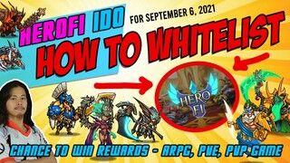 HeroFi - Whitelisting Instructions + AMA Invitation for Sept 5 (5pm) [FREE TO PLAY]