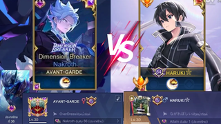 RoV Top 1 Kirito vs Top 36 Nakroth มุมล็อกขานาครอท!! Ep25 ᴀᴠᴀɴᴛ-ɢʀᴀᴅᴇ