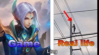 Mobile legend hero in real life