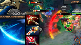 ลล!!! Sven Epic Cleave สร้างความเสียหายให้ไฮไลต์ Dota 2