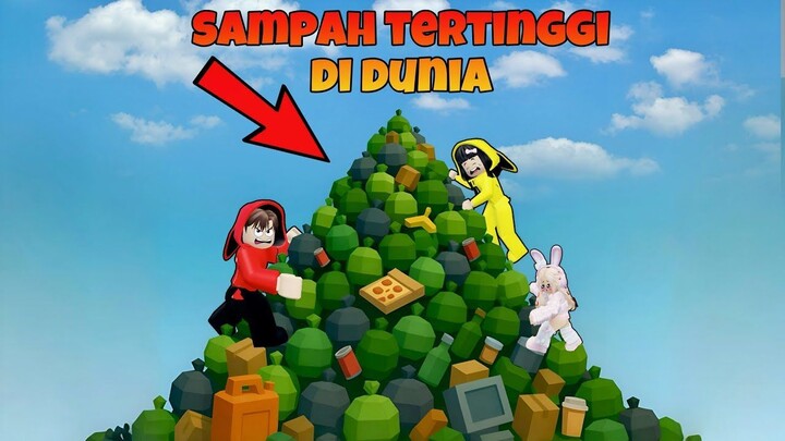 Yuta, Mio Dan Baby Celine Menaiki Sampah paling Tinggi Didunia  ROBLOX