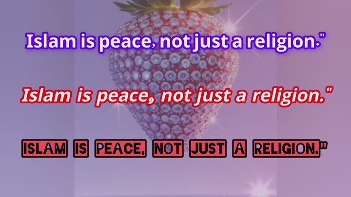 Music and islamic video