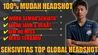 100%AUTO HEADSHOT❗SENSIVITAS FREE FIRE TERBARU AUTO HEADSHOT